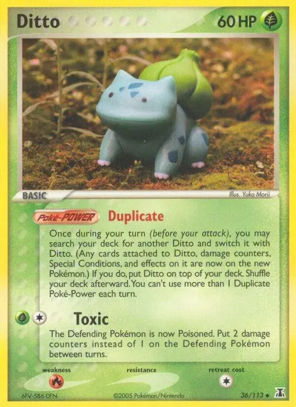 Ditto (Bulbasaur) #36 - Pokemon Delta Species