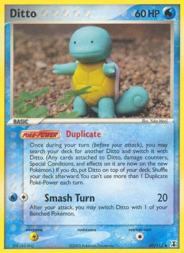 Ditto (Squirtle) #40 - Pokemon Delta Species