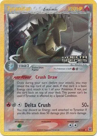 Tyranitar [Reverse Holo] - Pokemon Delta Species #16
