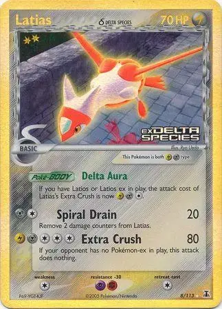 Latias [Reverse Holo] - Pokemon Delta Species #8