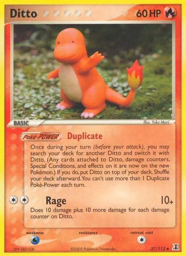 Ditto (Charmander) #37 - Pokemon Delta Species