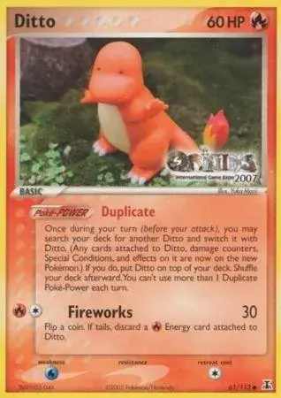 Ditto Charmander [Origins] - Pokemon Delta Species #61
