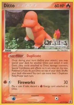 Ditto Charmander [Origins] - Pokemon Delta Species
