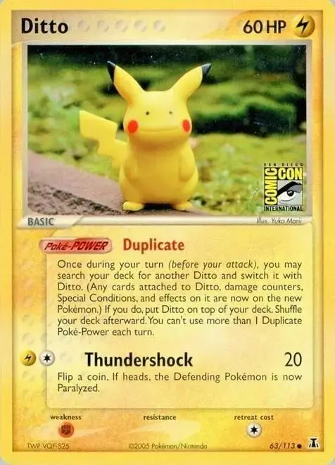 Ditto [Pikachu Comic Con] - Pokemon Delta Species #63