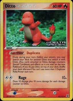 Ditto (Charmander) [Reverse Holo] - Pokemon Delta Species