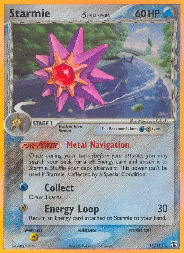 Starmie #15 - Pokemon Delta Species