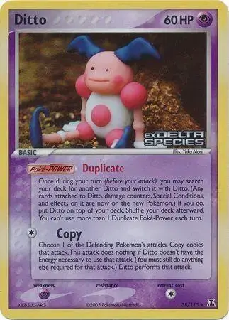Ditto (Mr. Mime) [Reverse Holo] - Pokemon Delta Species #38