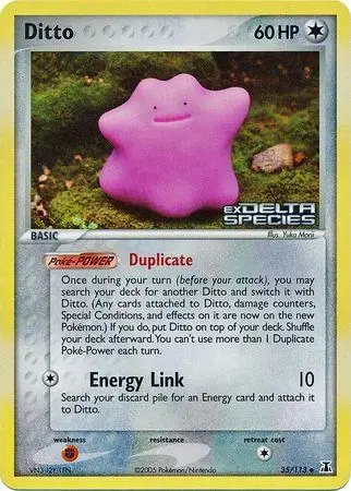 Ditto [Reverse Holo] - Pokemon Delta Species #35