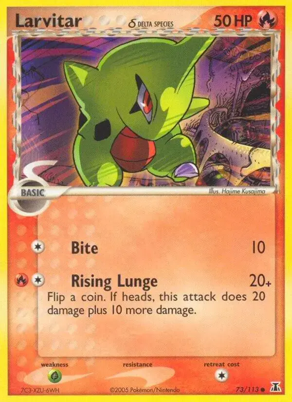 Larvitar - Pokemon Delta Species #73