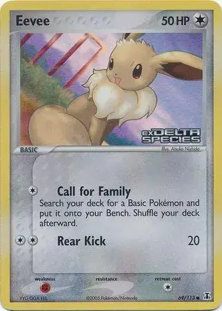 Eevee [Reverse Holo] - Pokemon Delta Species #69
