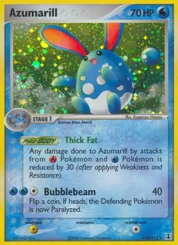 Azumarill 114 - Pokemon Delta Species