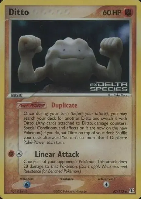 Ditto (Geodude) [Reverse Holo] - Pokemon Delta Species #62