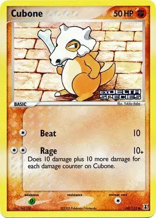 Cubone [Reverse Holo] - Pokemon Delta Species #60