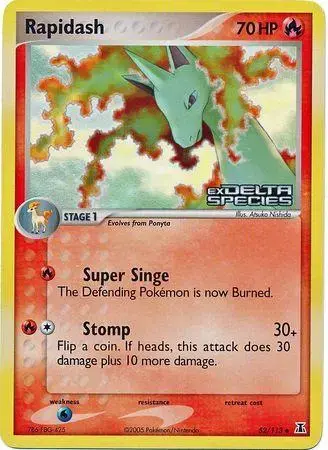 Rapidash [Reverse Holo] - Pokemon Delta Species #52
