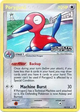 Porygon2 [Reverse Holo] - Pokemon Delta Species #25