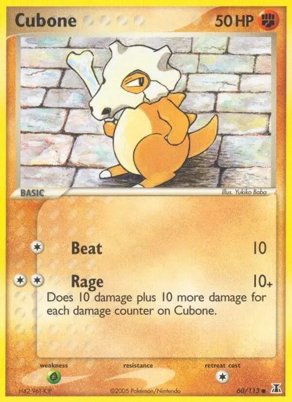 Cubone #60 - Pokemon Delta Species