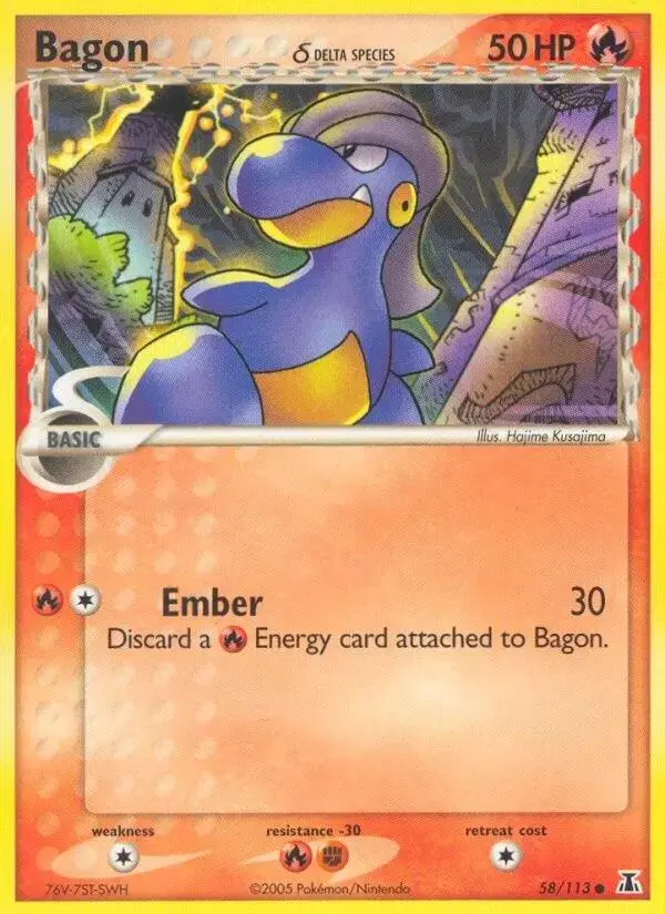 Bagon #58 - Pokemon Delta Species