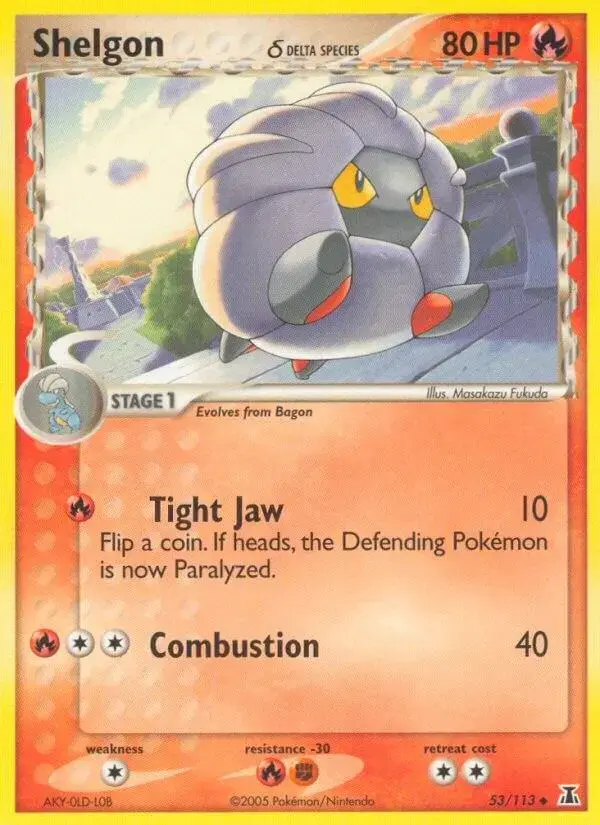 Shelgon - Pokemon Delta Species #53