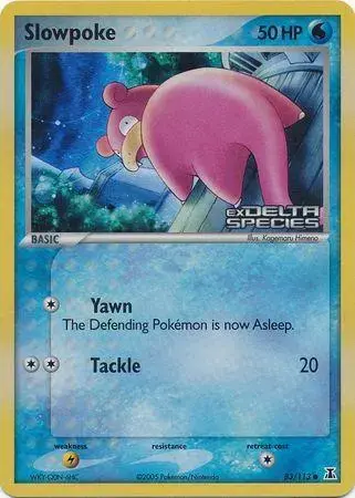 Slowpoke [Reverse Holo] - Pokemon Delta Species #83