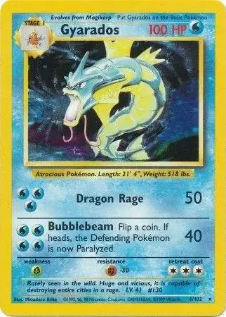 Gyarados - Pokemon Base Set #6