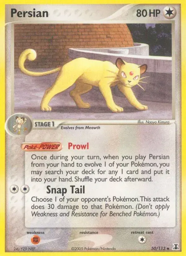 Persian #50 - Pokemon Delta Species