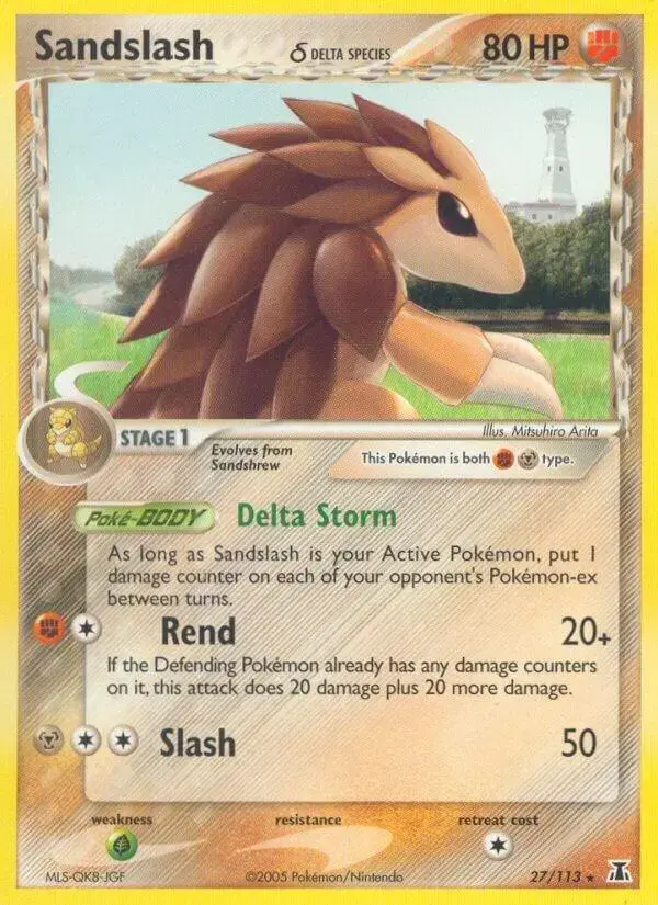 Sandslash #27 - Pokemon Delta Species