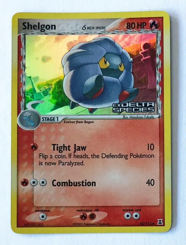 Shelgon [Reverse Holo] - Pokemon Delta Species #53