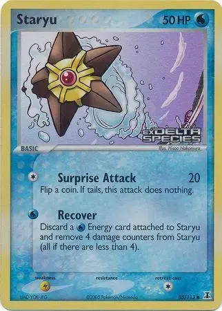 Staryu [Reverse Holo] - Pokemon Delta Species #85