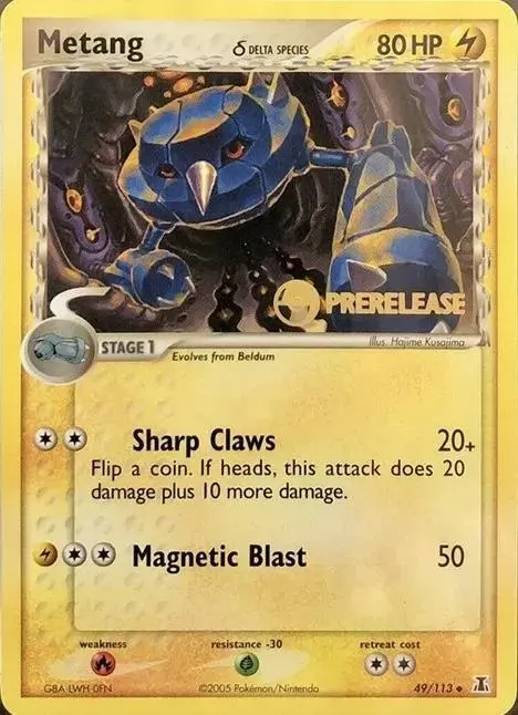 Metang [Prerelease] - Pokemon Delta Species #49