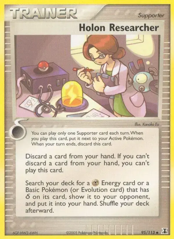 Holon Researcher - Pokemon Delta Species #95