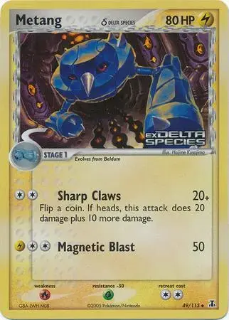 Metang [Reverse Holo] - Pokemon Delta Species #49
