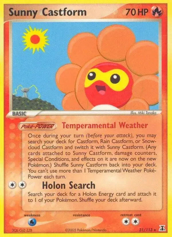 Sunny Castform #31 - Pokemon Delta Species
