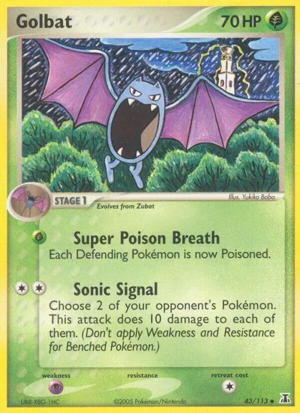 Golbat #43 - Pokemon Delta Species