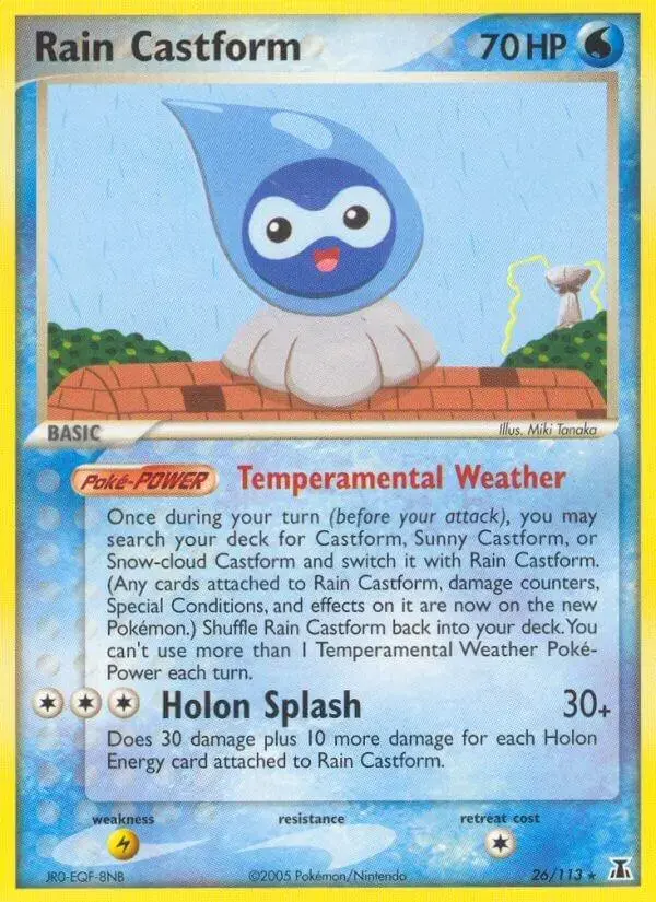 Rain Castform - Pokemon Delta Species #26