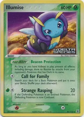 Illumise [Reverse Holo] - Pokemon Delta Species #45