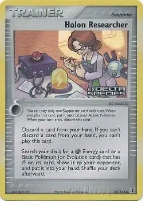 Holon Researcher [Reverse Holo] - Pokemon Delta Species #95
