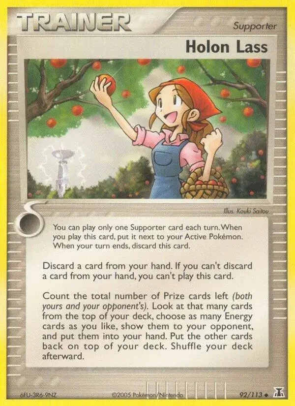 Holon Lass - Pokemon Delta Species #92