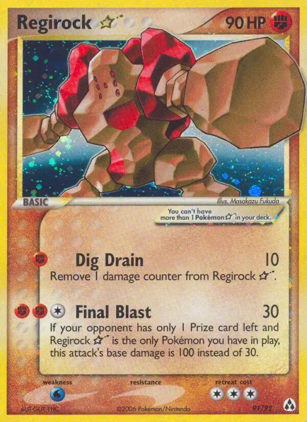 Regirock [Gold Star]