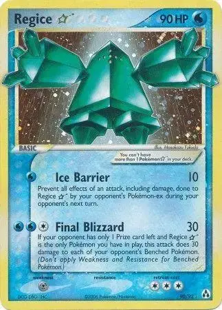 Regice [Gold Star]