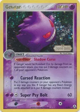 Gengar [Reverse Holo] - Pokemon Legend Maker #5
