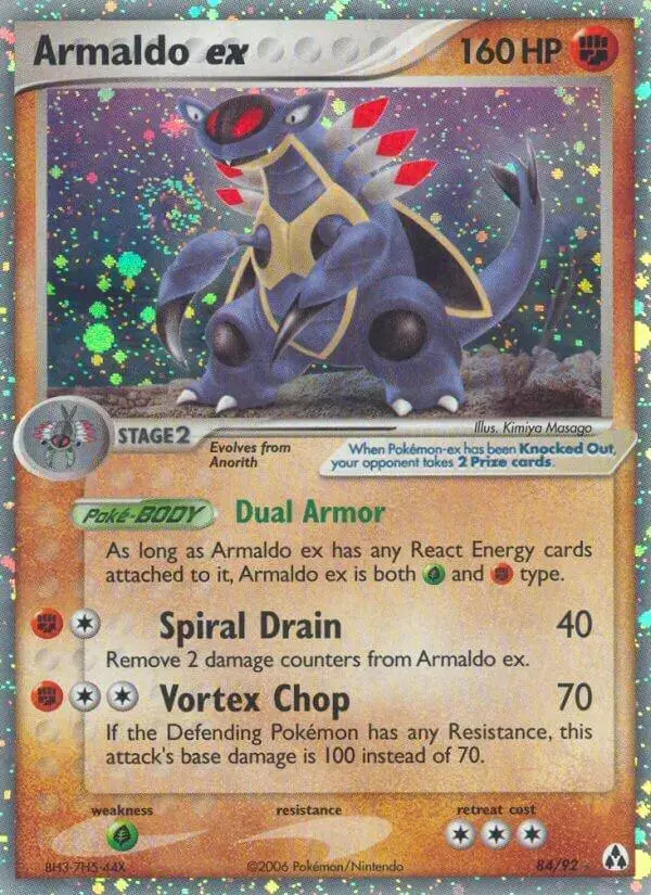 Armaldo EX - Pokemon Legend Maker #84