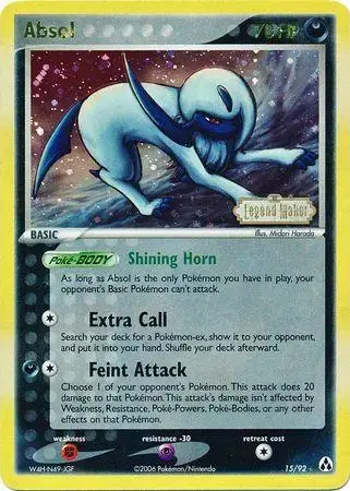 Absol [Reverse Holo] - Pokemon Legend Maker #15