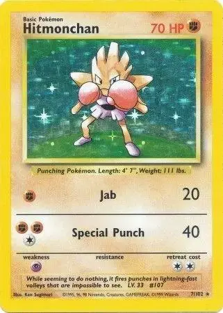 Hitmonchan - Pokemon Base Set #7
