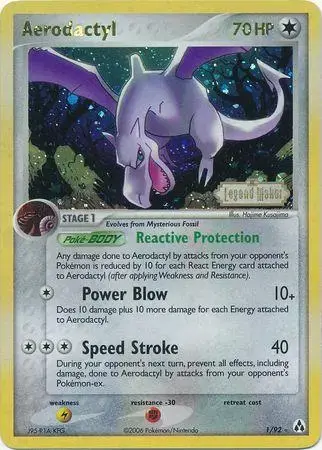 Aerodactyl [Reverse Holo] - Pokemon Legend Maker #1