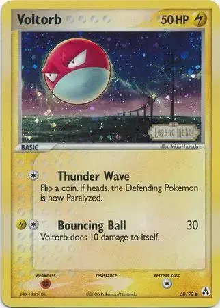Voltorb [Reverse Holo] - Pokemon Legend Maker #68