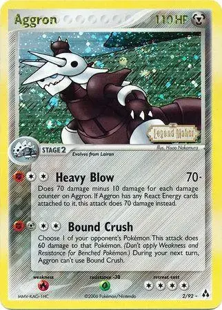 Aggron [Reverse Holo] - Pokemon Legend Maker #2