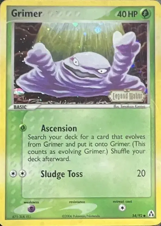 Grimer [Reverse Holo] - Pokemon Legend Maker #54