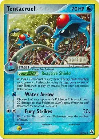 Tentacruel [Reverse Holo] - Pokemon Legend Maker #45