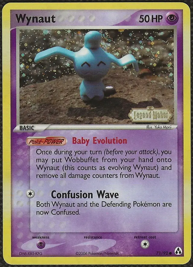 Wynaut [Reverse Holo] - Pokemon Legend Maker #71
