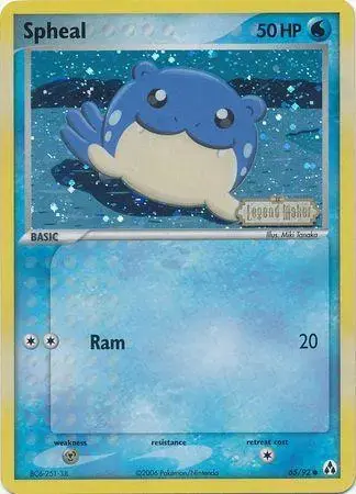 Spheal [Reverse Holo] - Pokemon Legend Maker #65